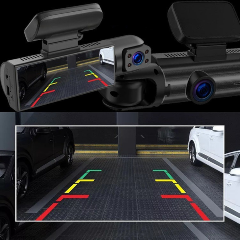 Camera da auto - Doppia camera anteriore per una sicurezza ottimale 