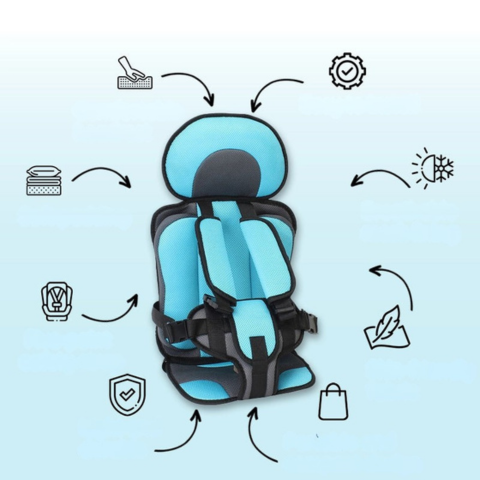 Siège Auto Enfant Portable – Léger, Pratique Et Sécurisé