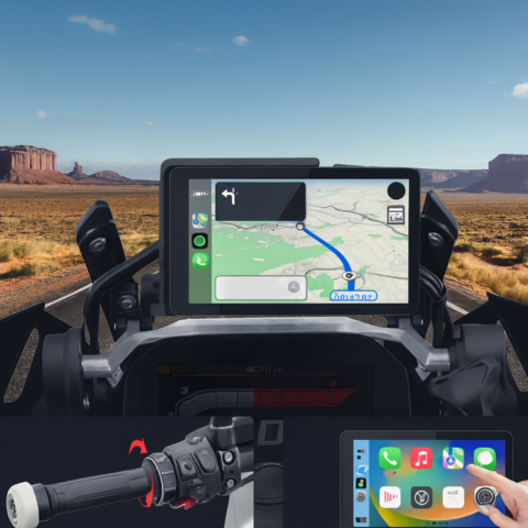バイクナビゲーションシステム — 簡単で多機能なコントロール 