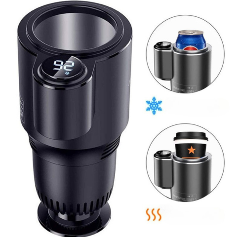 Soporte de Vaso Inteligente 2-en-1 – Organización y Confort en el Coche 