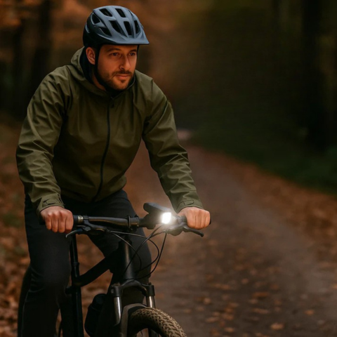 مصباح أمامي للدراجة 250 لومن - تعزيز الرؤية والسلامة أثناء الليل