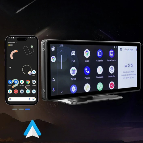 Langaton auton kosketusnäyttö - älykäs ohjaus ja tyylikäs muotoilu