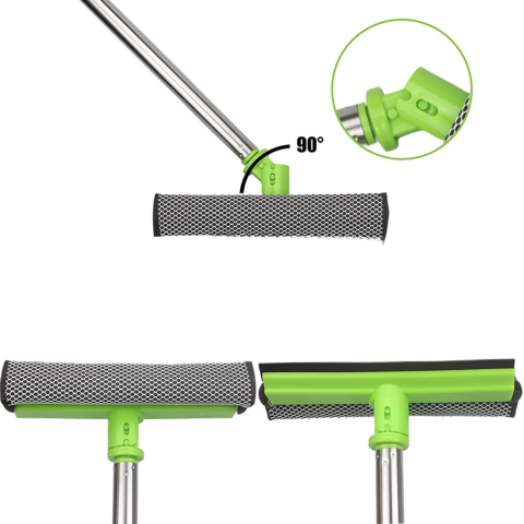 Multifunktionelt Bilvaskesæt — Justerbart håndtag & blød klud 