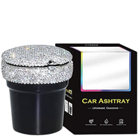 Briliáns mini autós hamutartó - Elegáns design és füstálló lezárás