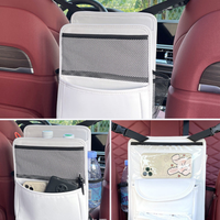 منظم معلّق في السيارة - متعدد الجيوب للإكسسوارات اليومية