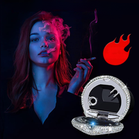 Briliáns mini autós hamutartó - Elegáns design és füstálló lezárás