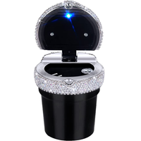 Briliáns mini autós hamutartó - Elegáns design és füstálló lezárás