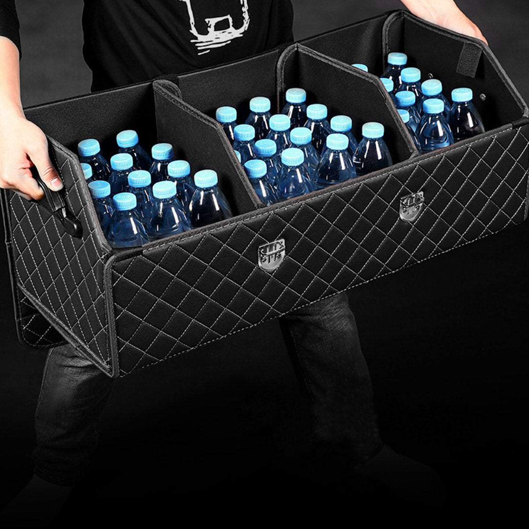 Autó csomagtartó szervező - Stílusos tárolás és nagy kapacitás