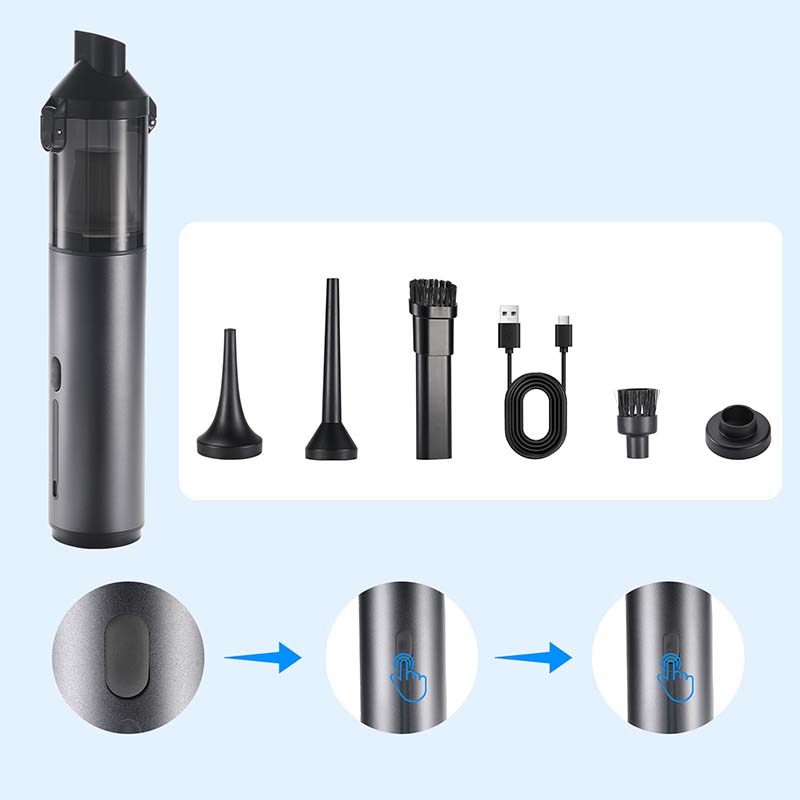 高性能コードレス車用バキューム - 素早い掃除と便利な使い方